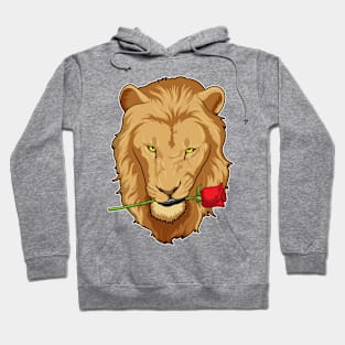 Lion with Rose Hoodie